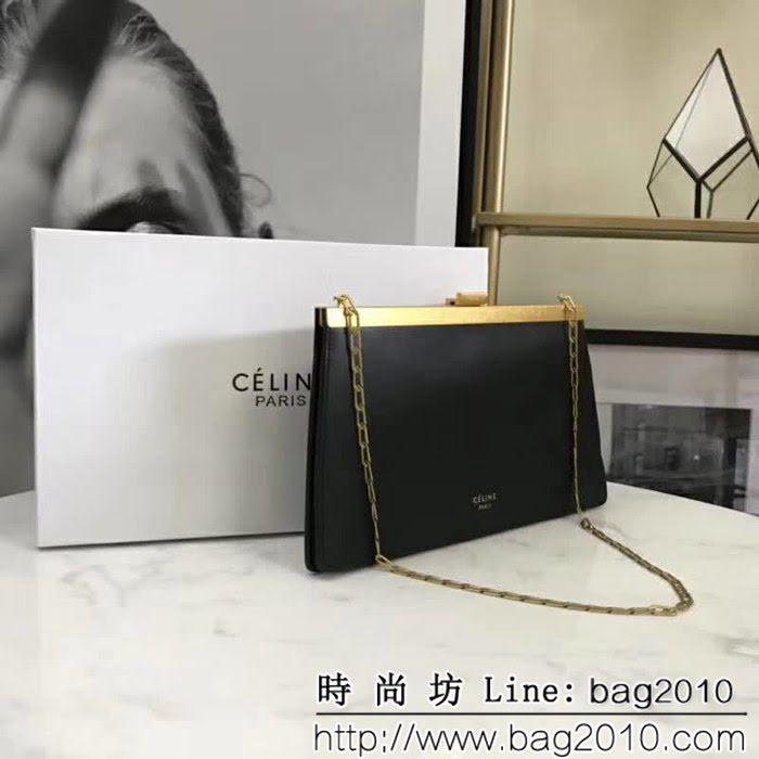 CELINE賽琳原單 專櫃最新款復古優雅風格Clas 銅鏈小包 SL1474